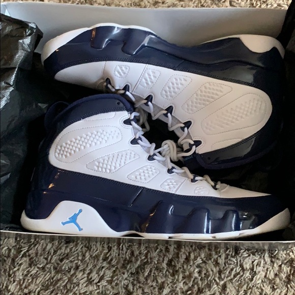 Retro Jordan 9s midnight navy blue